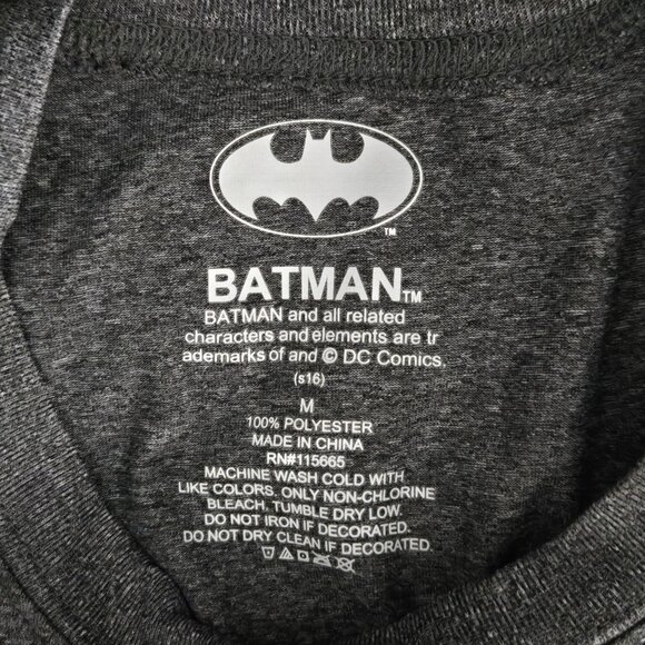 Batman Dri-Fit Shirt, Medium, 100% Polyester, Graphic, Sportswear - Picture 3 of 4